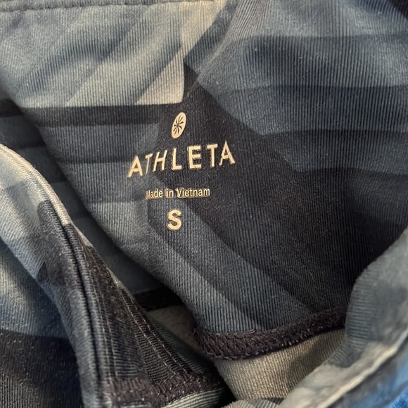 Athleta blue‎ geometric leggings - Picture 4 of 5